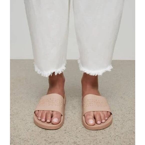 AllSaints Renegade Slides Misty Pink Sandals - Picture 1 of 6